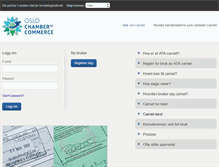Tablet Screenshot of carnet.chamber.no