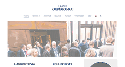 Desktop Screenshot of lapland.chamber.fi
